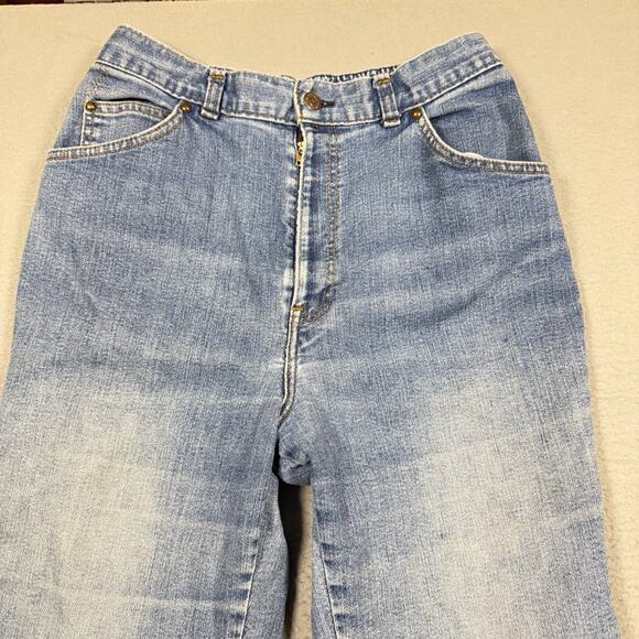 Vintage Levi's Orange Tab High Waist Elastic Back Baggy Straight Leg Jeans - 29 - Picture 2 of 9